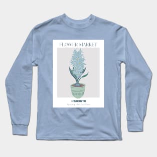 Botanical print with hyacinth Long Sleeve T-Shirt